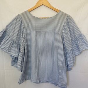 GAP Peasant stripe blouse